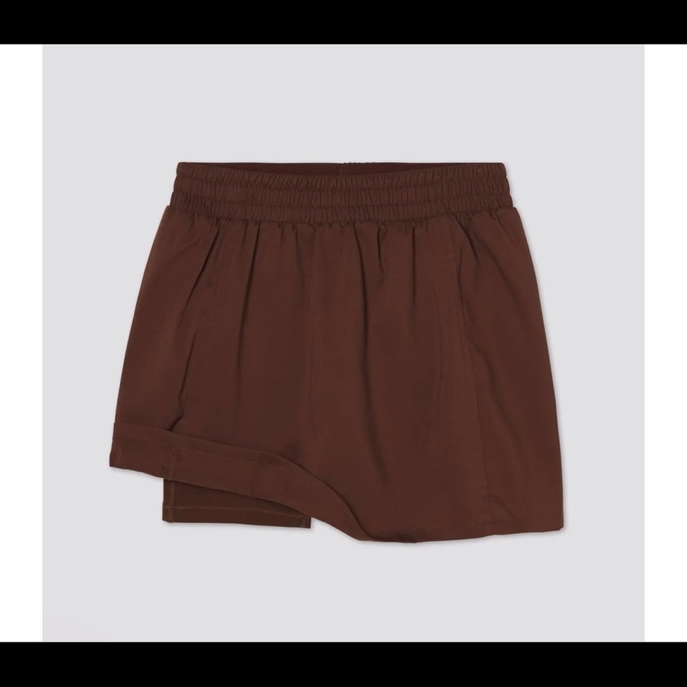 Girlfriend Collective Earth Birdie Woven Skort NWOT